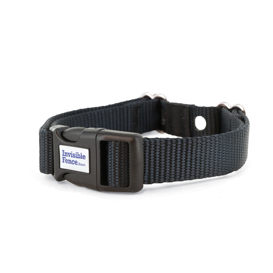 Black nylon replacement collar for invisible fence